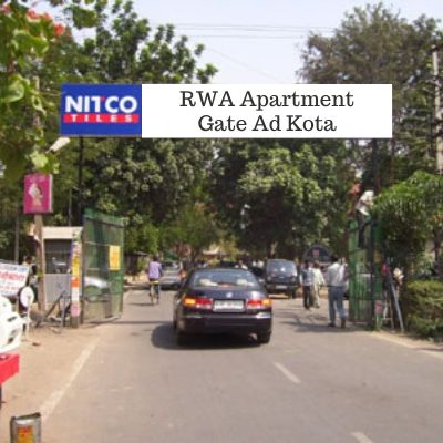 RWA Advertising options in Arihant Apartments Kota, Society Gate Ad company in Kota Rajasthan